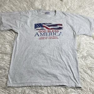 VTG God Bless America T Shirt Size XL All Sport Tag